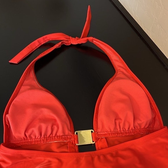ViX by Paula Hermmany Coral red tankini set, size 6/8 - Picture 6 of 14